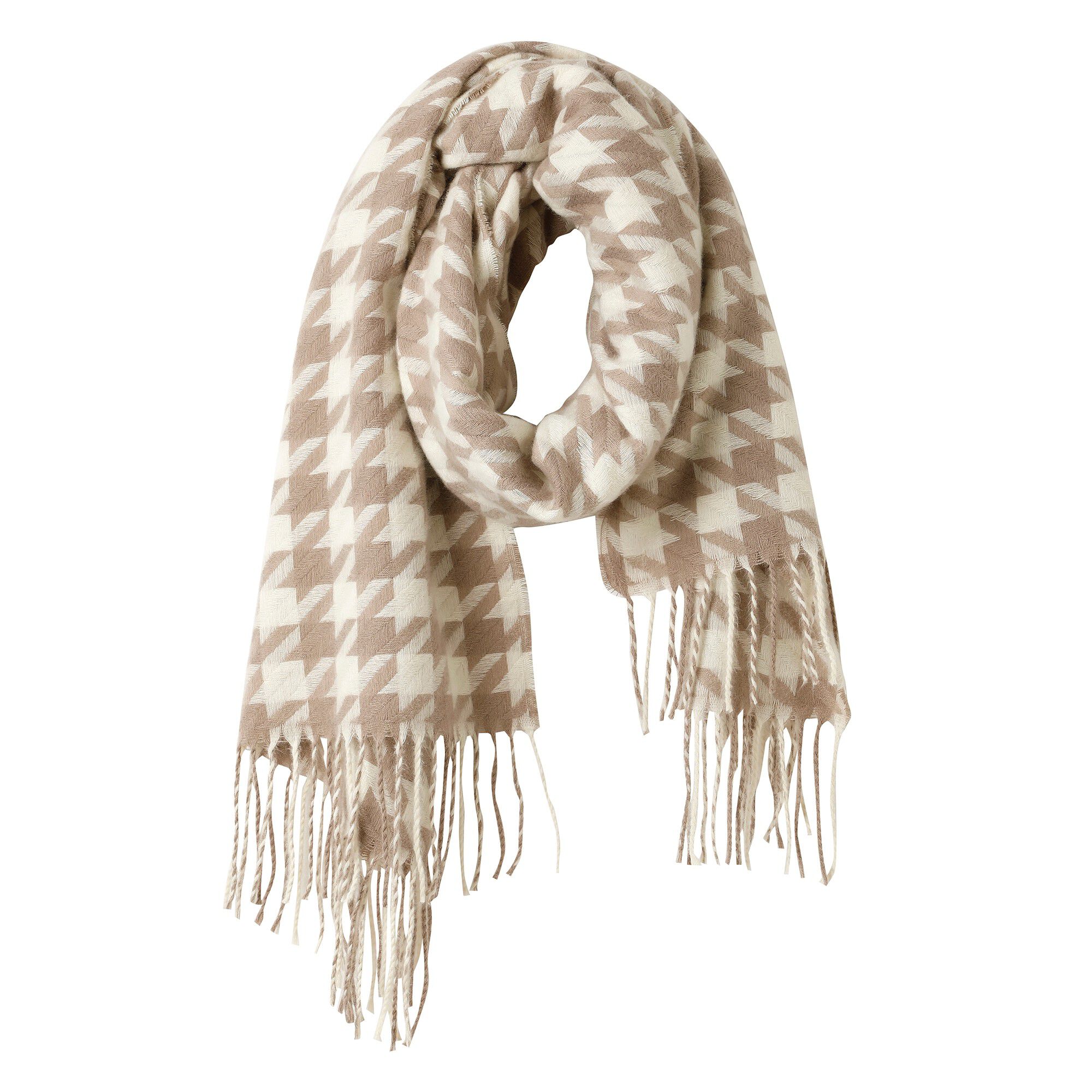 Echarpe pied-de-coq ultra douce