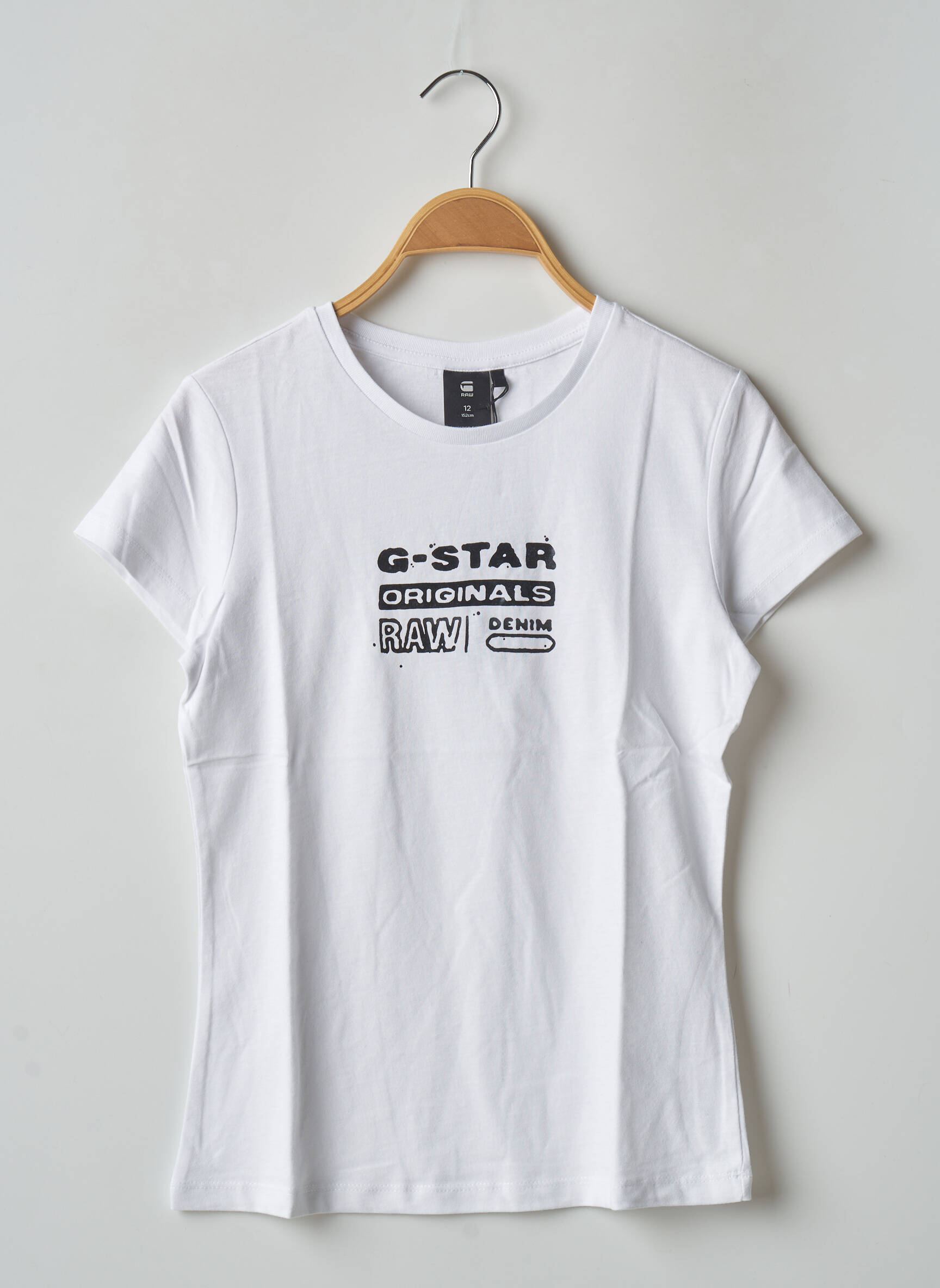G Star Tshirts Fille couleur blanc
