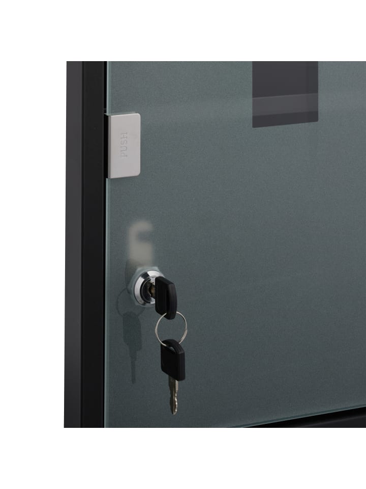 relaxdays Medizinschrank in Schwarz - (B)30 x (H)45 x (T)17,5 cm günstig kaufen onesize