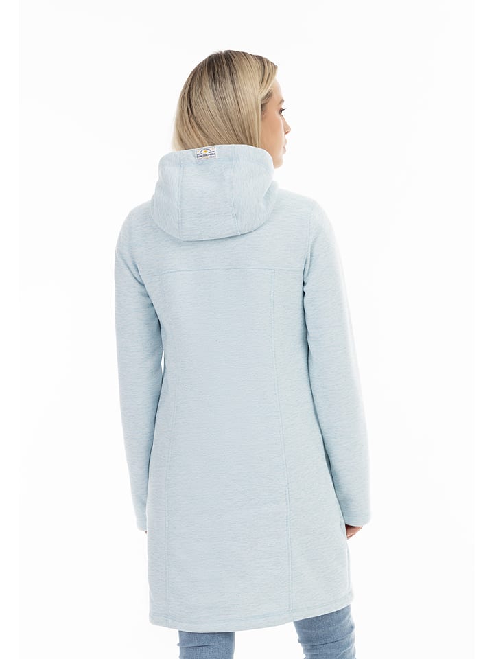 Schmuddelwedda Fleecemantel in Hellblau günstig kaufen