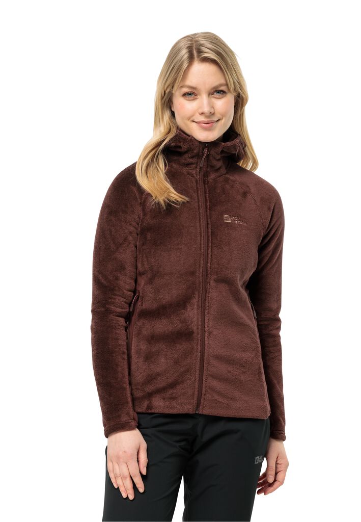 ROTWAND HOODED FZ W Fleecejacke Damen
