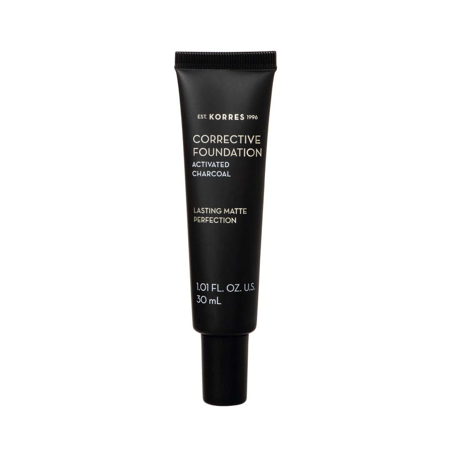 Podlaga za korekcijo zdrsa, aktivno oglje SPF 15, odtenek 4, 30 ml