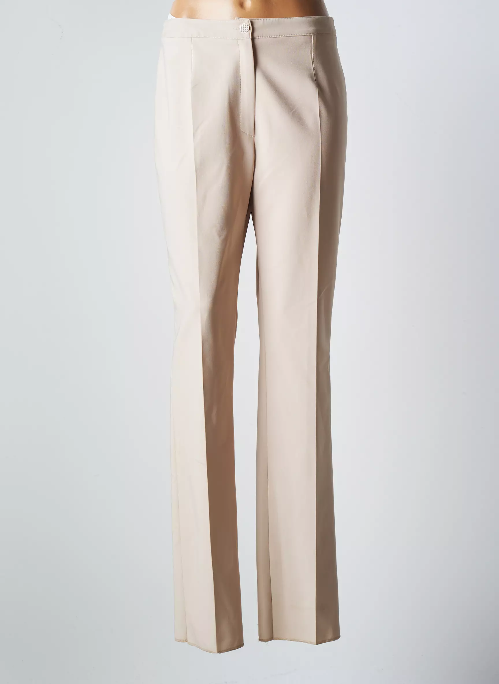 Jumfil Pantalons Droits Femme couleur beige