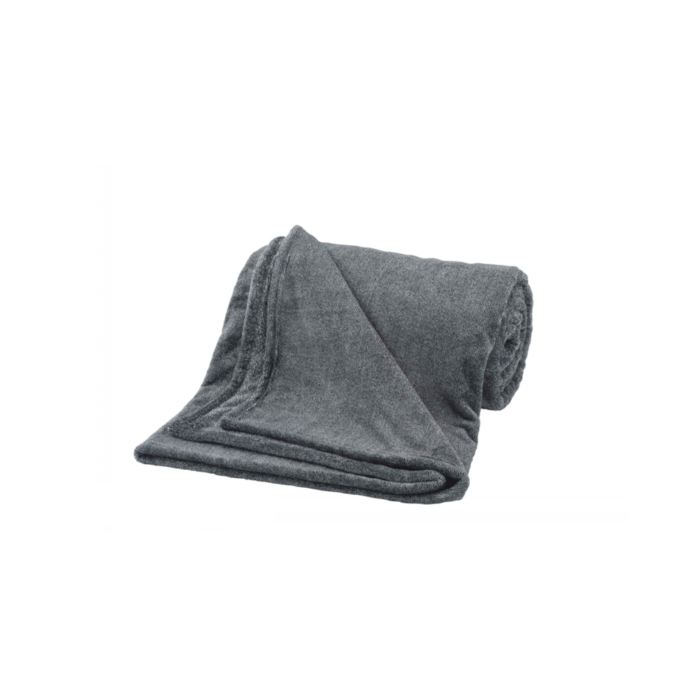 Kuscheldecke Melange grau