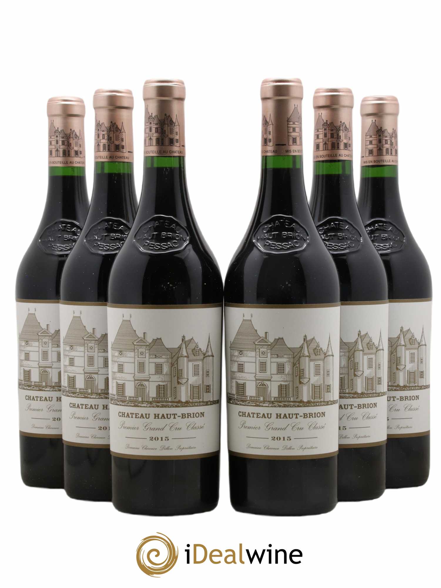 Château Haut Brion 1er Grand Cru Classé  2015 - Lot de 6 Bouteilles