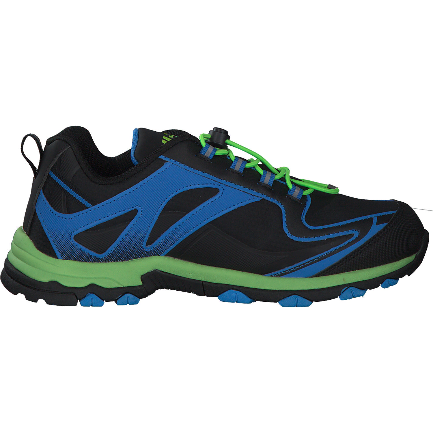 Salamander Cedric 27102, Trekkingschuhe, Kinder, Schwarz/Blau/Neongrün