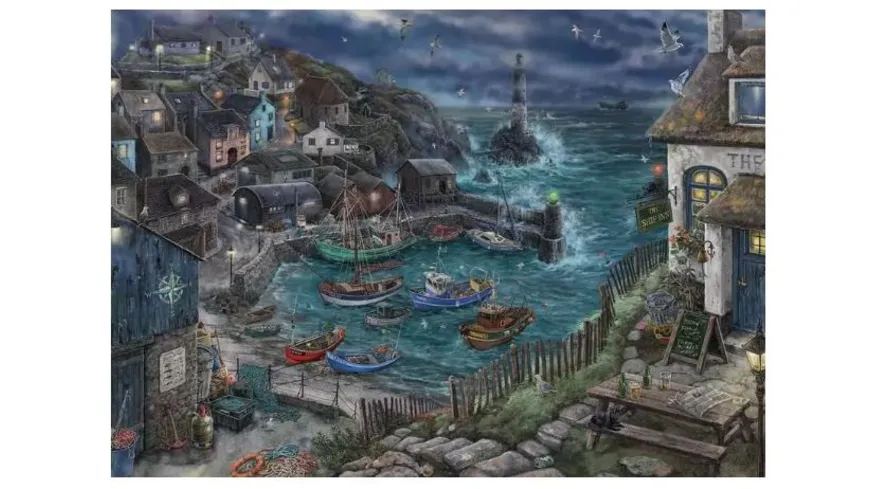 Ravensburger Puzzle - Das Fischerdorf, 759 Teile
