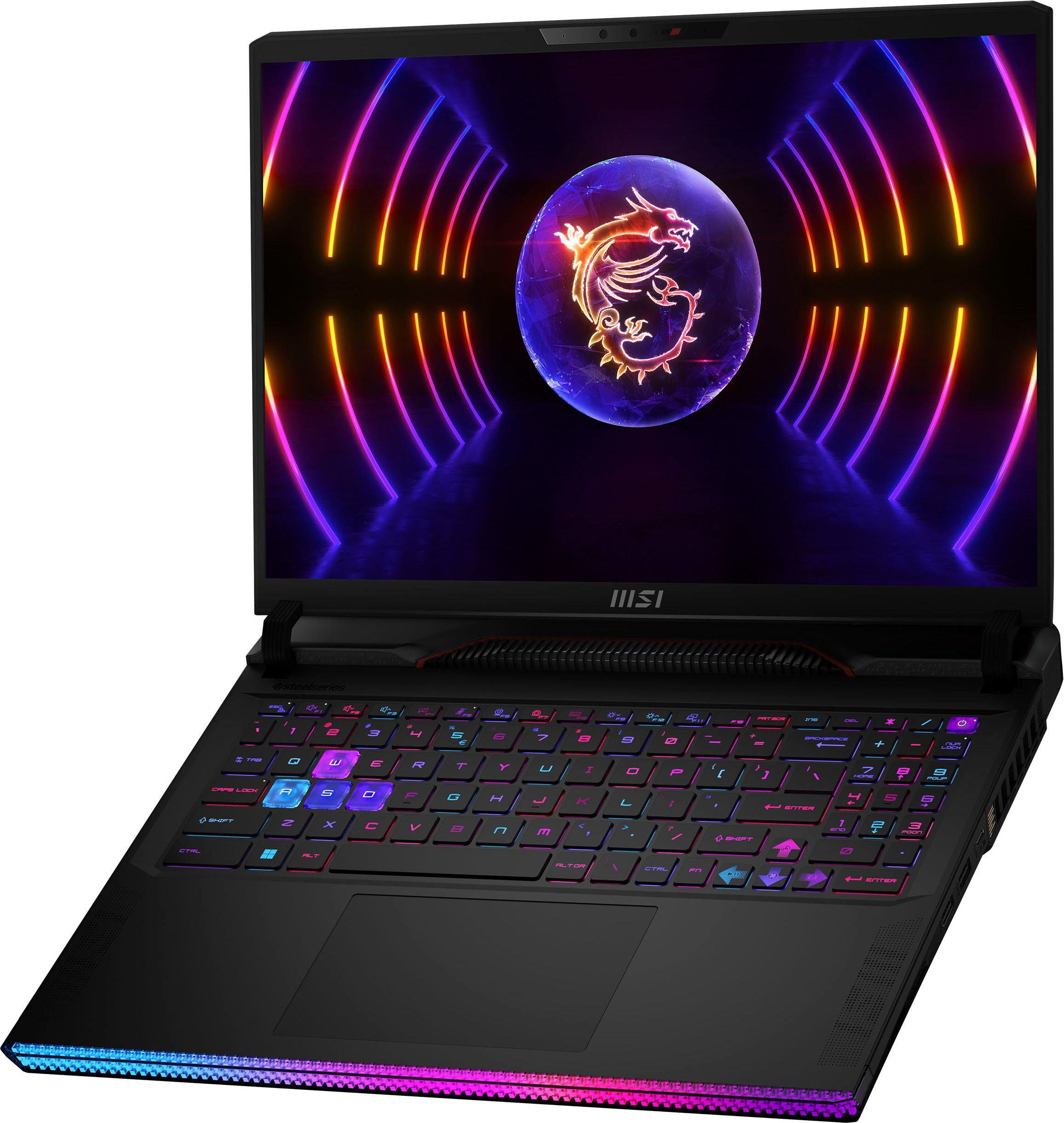 MSI Raider GE68 HX 13VG-037 Gaming-Notebook (40,6 cm/16 Zoll, Intel Core i7 13700HX, GeForce RTX 4070, 2000 GB SSD)