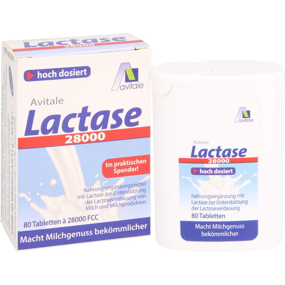LACTASE 28.000 FCC Tabletten im Spender