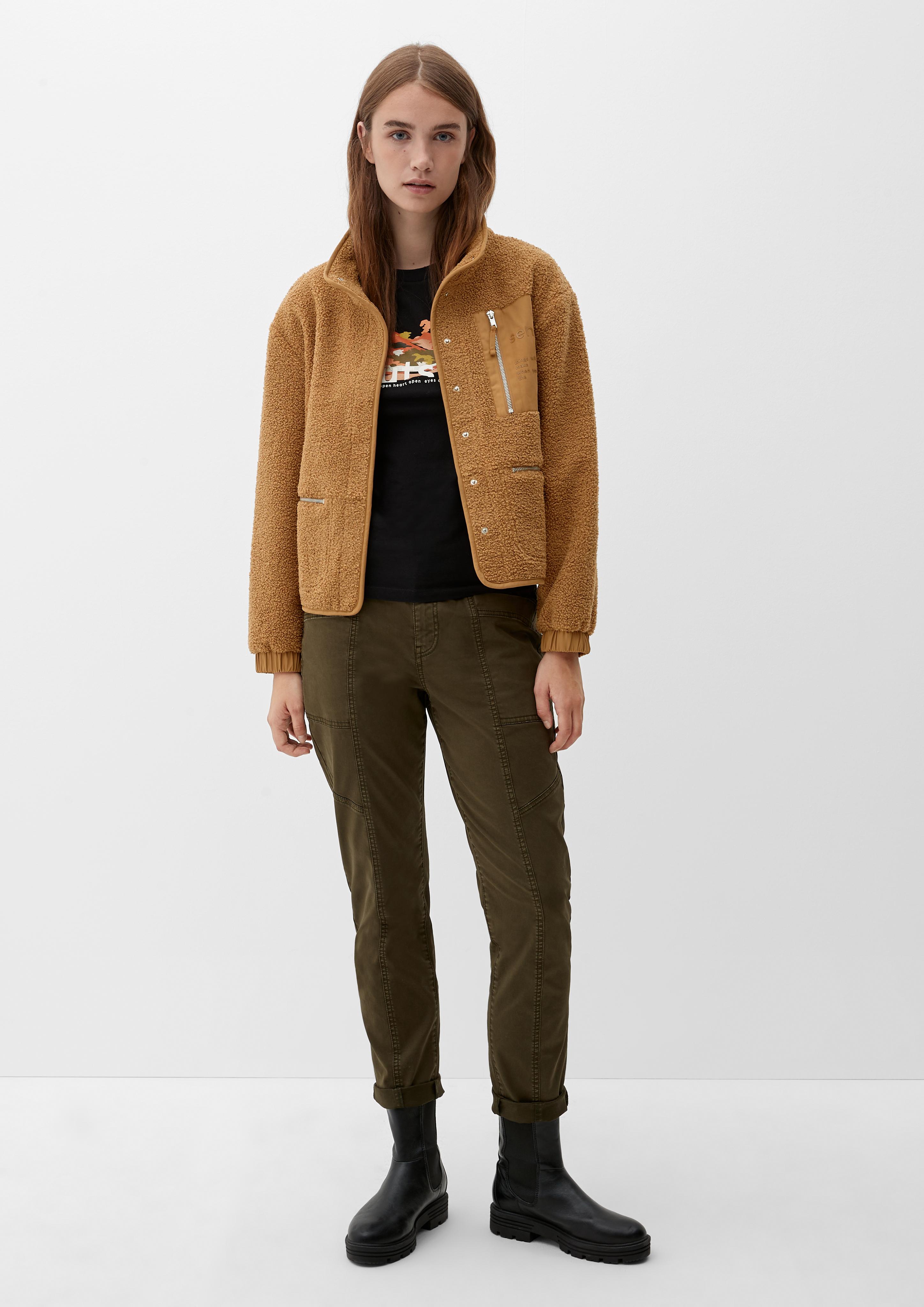 Jacke aus Teddyplüsch  2122604-8469