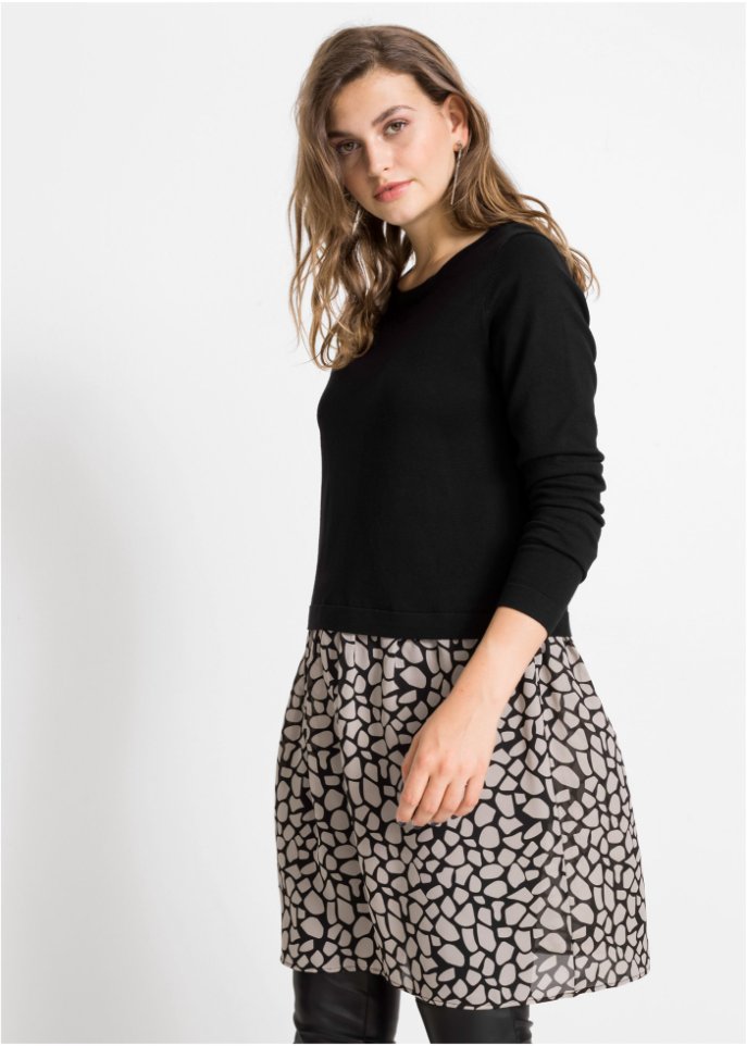 Pullover mit Rockansatz