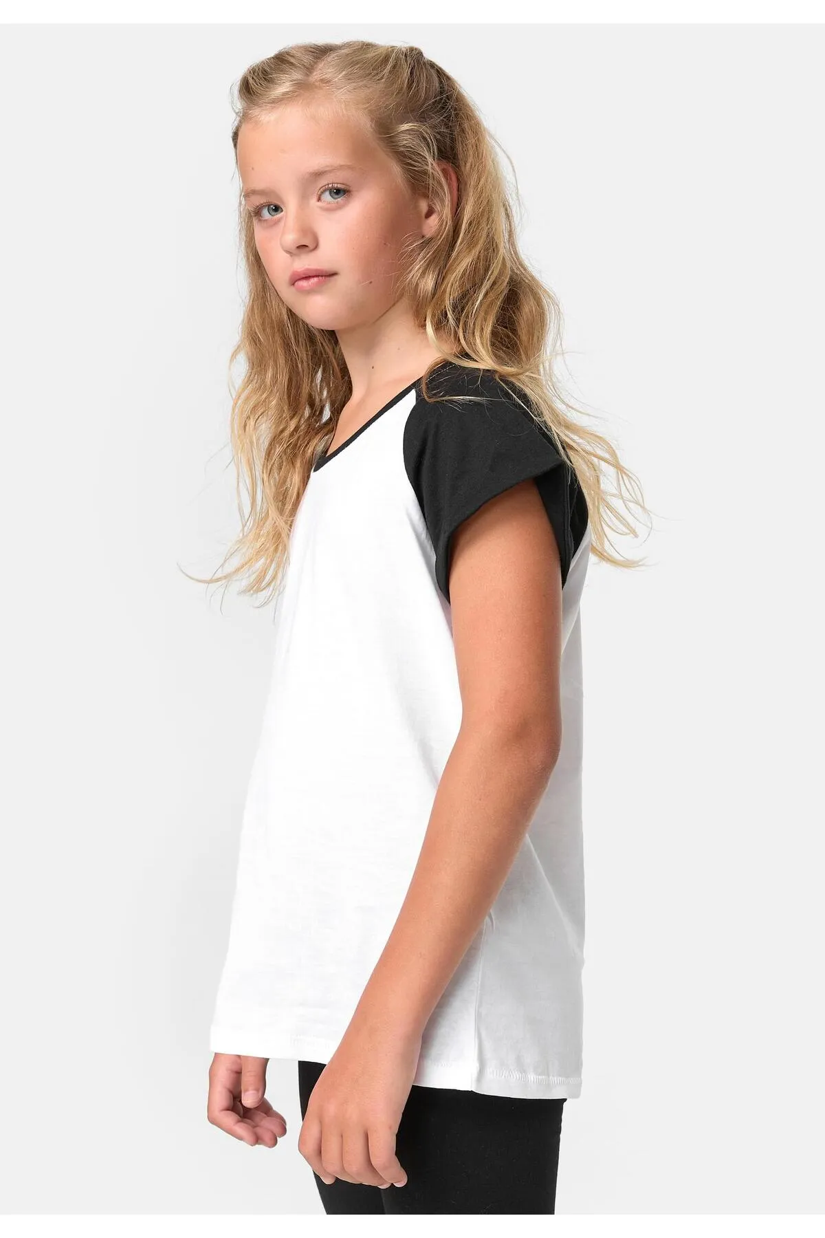 Urban Classics  Damen Girls Contrast Raglan Tee