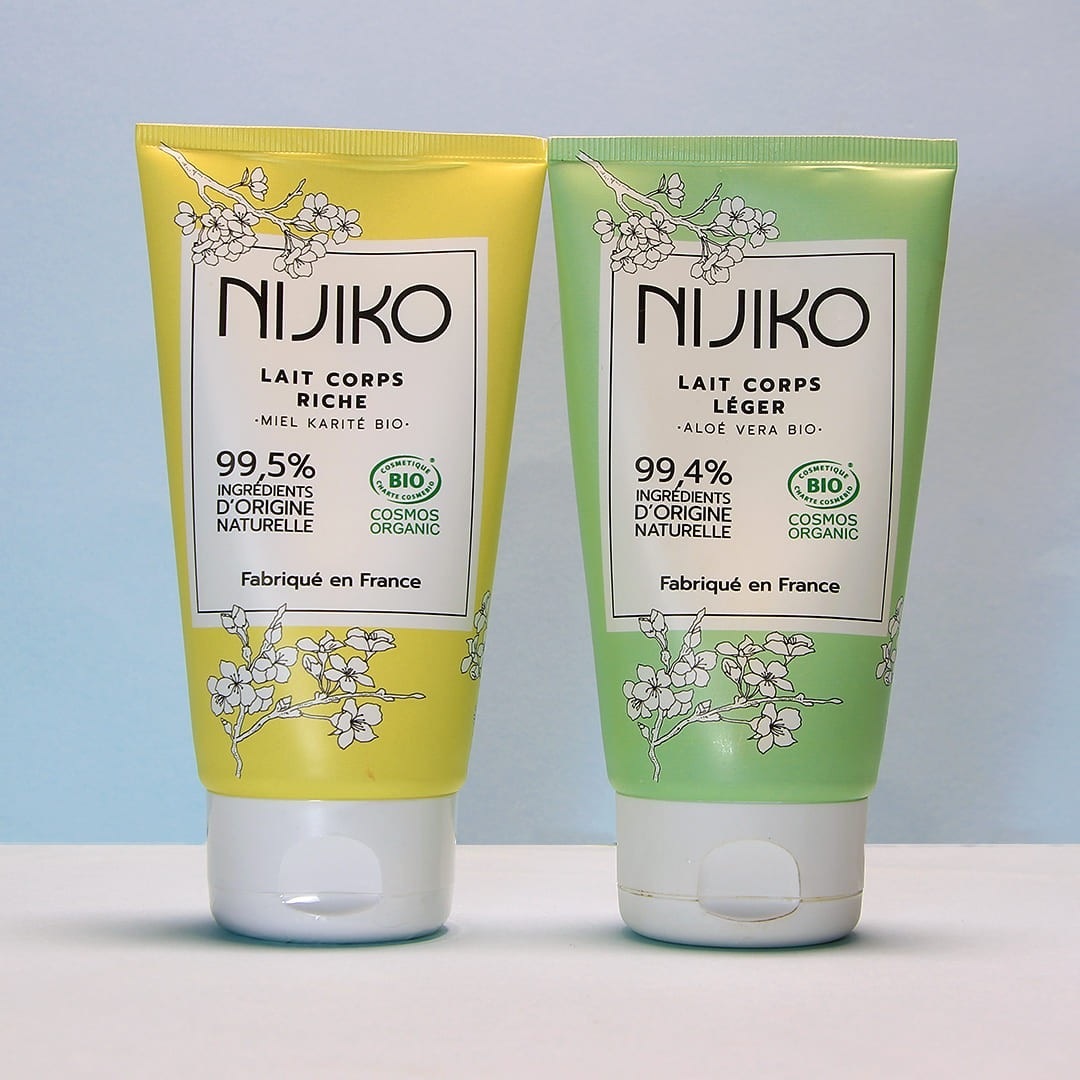 Loción hidratante orgánica NIJIKO con aloe vera