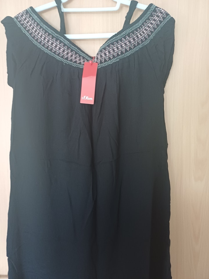 s.Oliver Kleid in Schwarz günstig kaufen 40