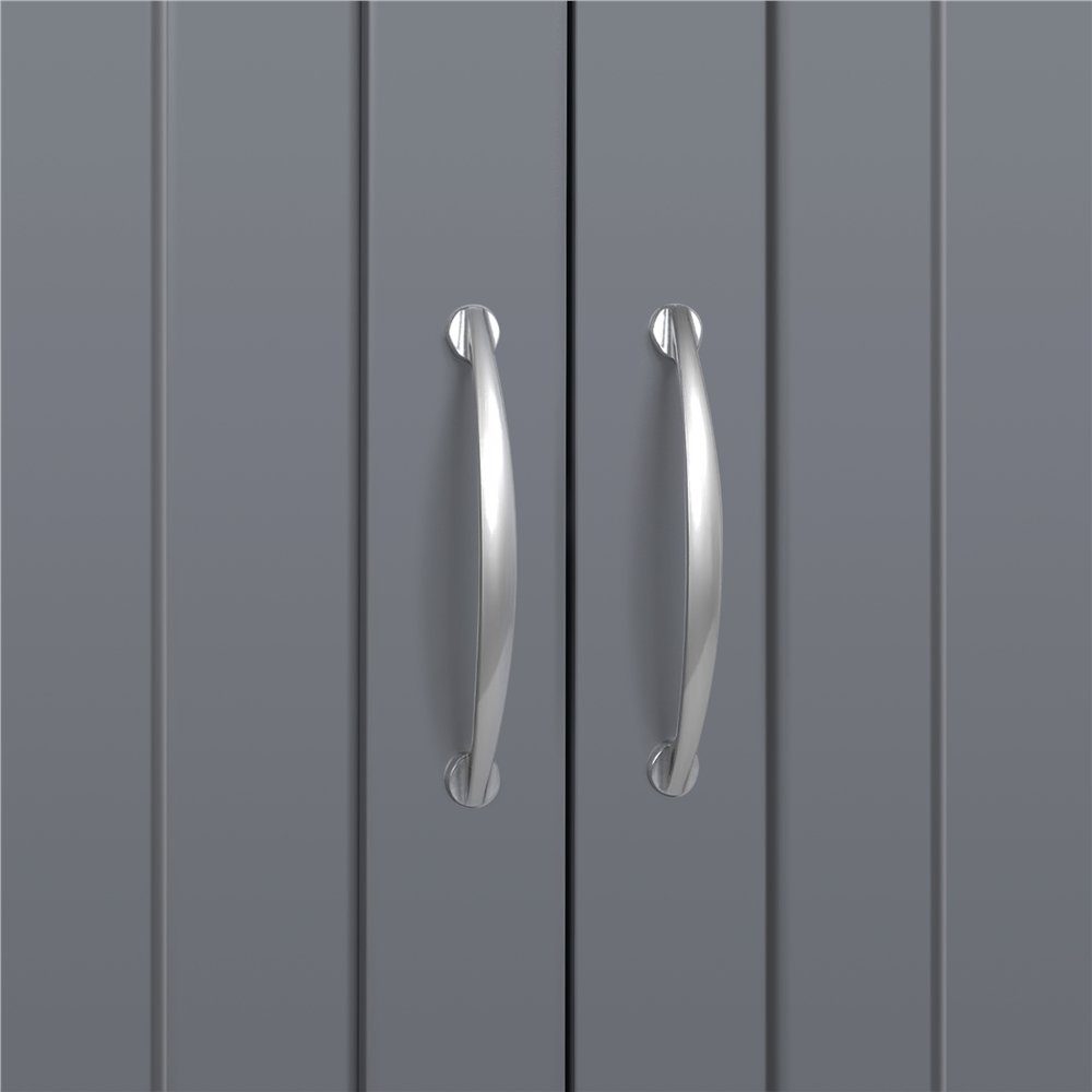 Yaheetech Badkommode Hängeschrank mit 2 Türen, Badschrank, Wandschrank, Küchenschrank, Medizinschrank, Weiß