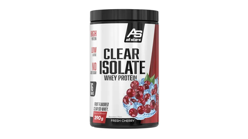 All Stars Clear Isolate Whey Protein Fresh Cherry 390 g
