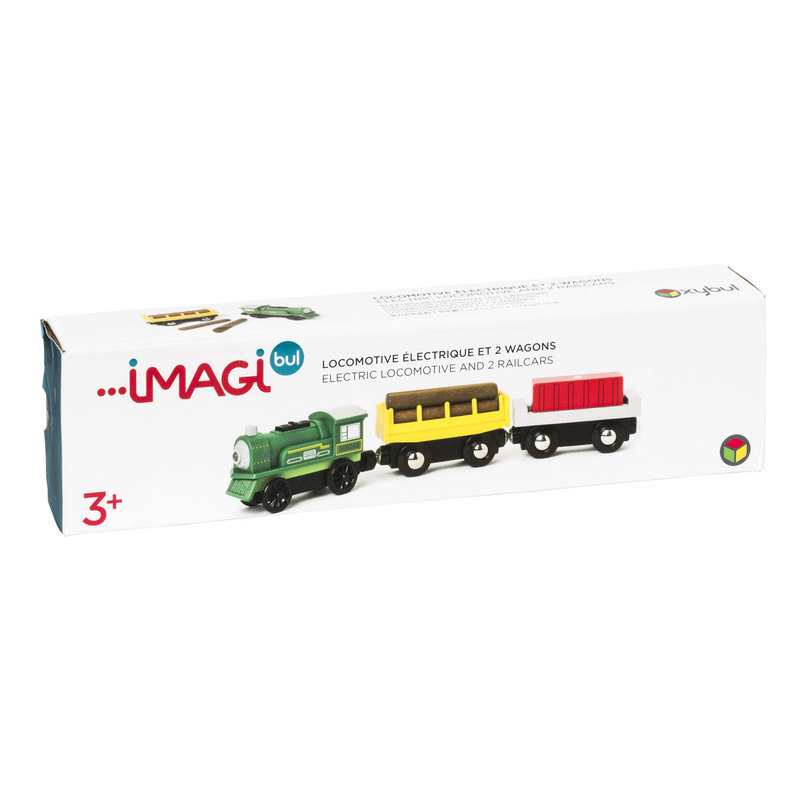 Locomotive électrique et 2 wagons Oxybul