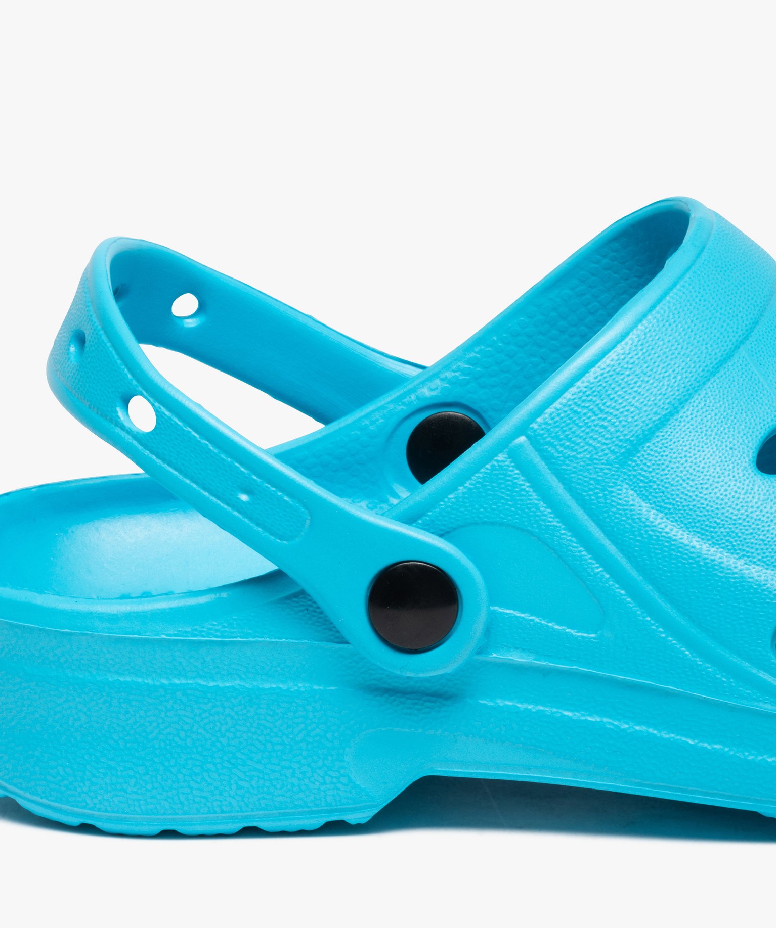 Sabots souples femme unis à perforations bleu | GEMO