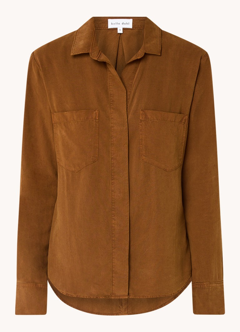 Blouse Bella Dahl en lyocell avec poches poitrine