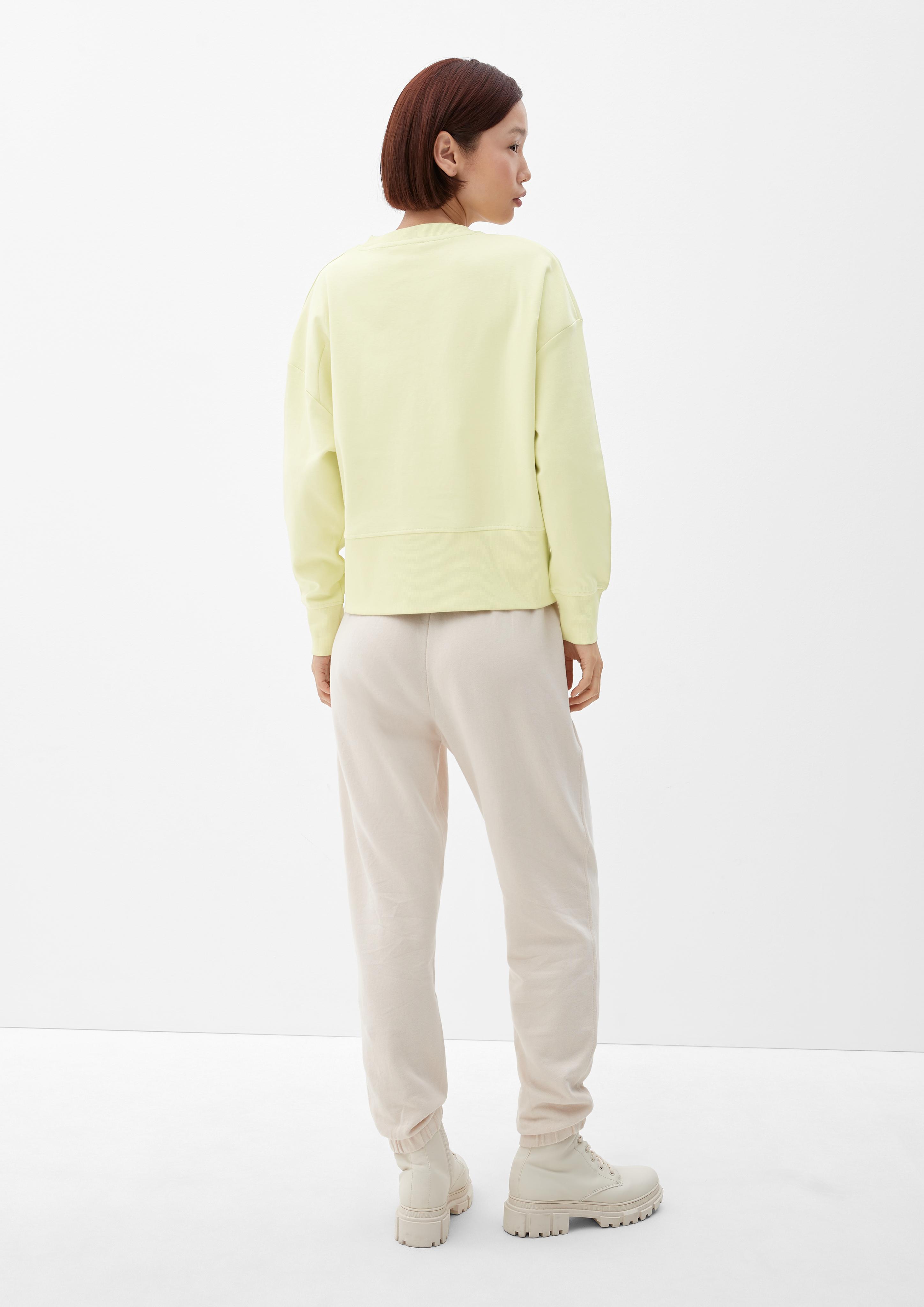 Sweatshirt mit Rippkragen  2121506-7015