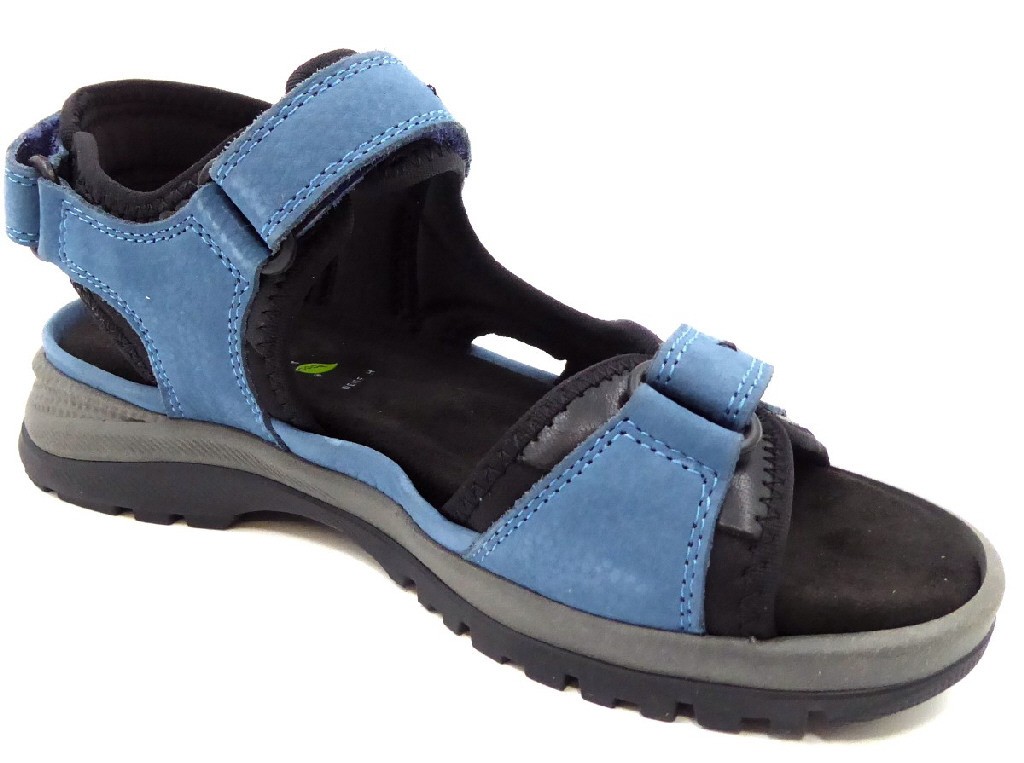 WALDLÄUFER Komfort Sandalen blau 2023 H-Sora