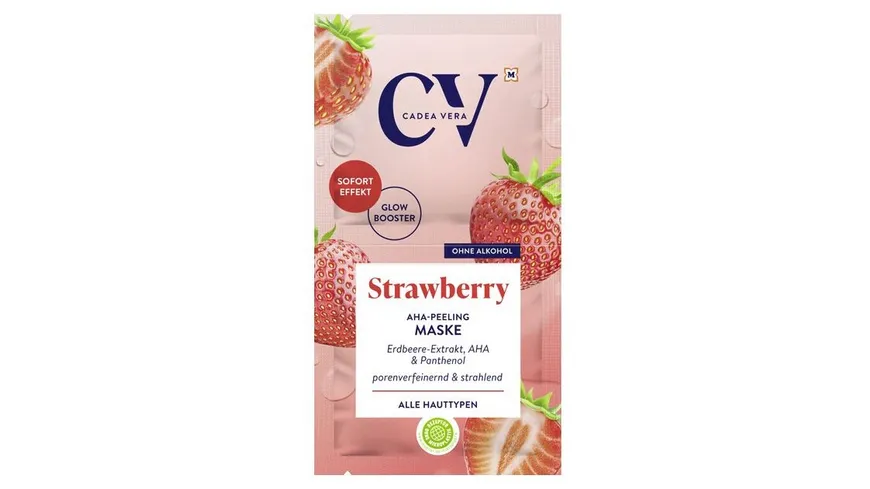 CV Strawberry AHA-Peeling Maske 16 ml