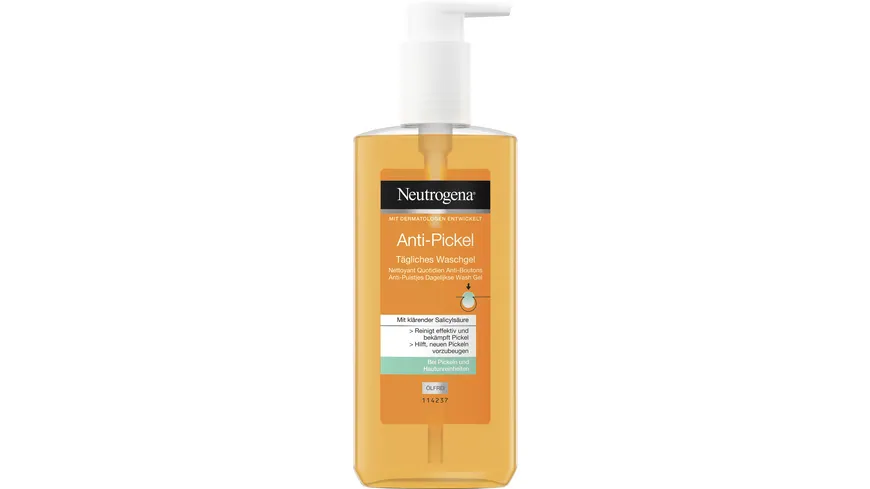 Neutrogena Anti-Pickel Tägliches Waschgel ölfrei 200 ml