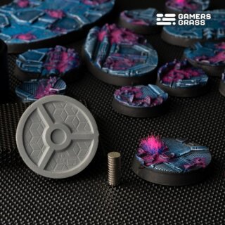 Battle Ready Bases - Alien Infestation Round 40mm (5)