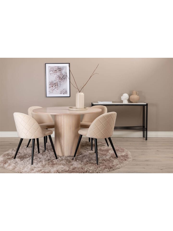 ebuy24 Essgruppe Bianca 38 (5-teilig) Beige 110 x 110 cm günstig kaufen onesize