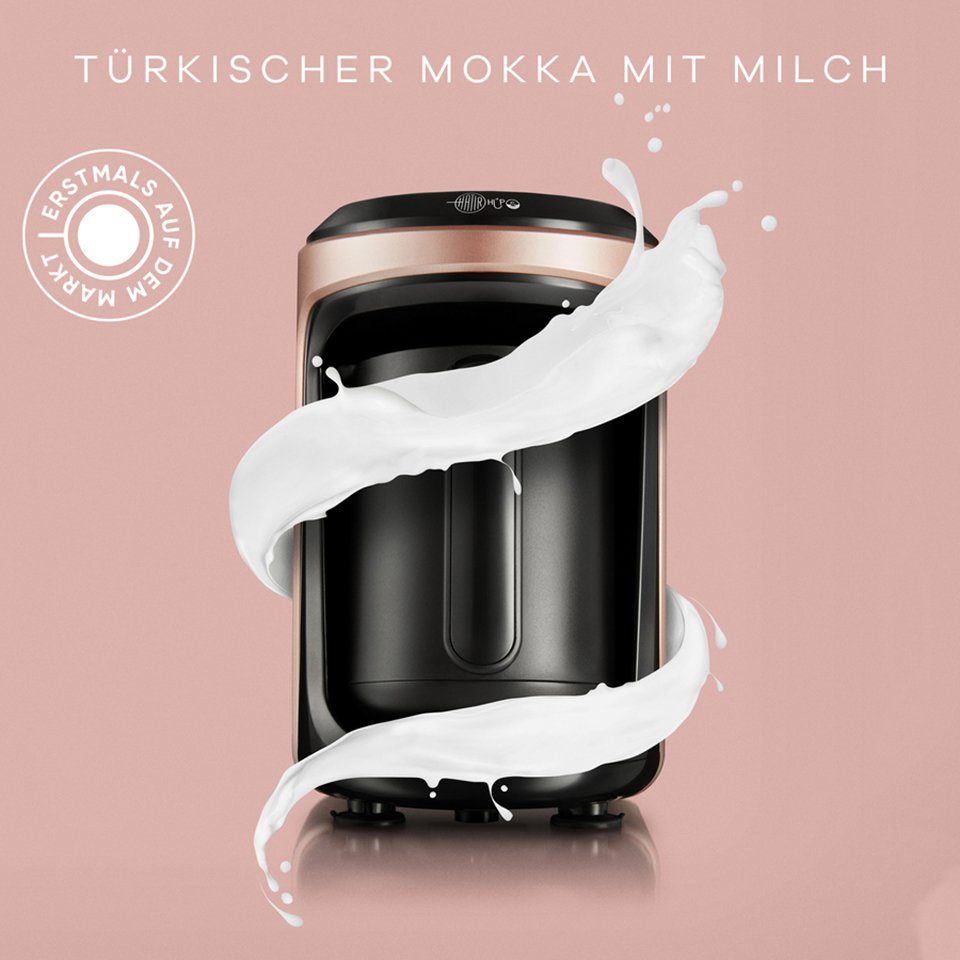 Karaca Mokkamaschine Karaca Hatir Hüps Mokkamaschine für türkischen Mokka mit Milch Kaffeemaschinen