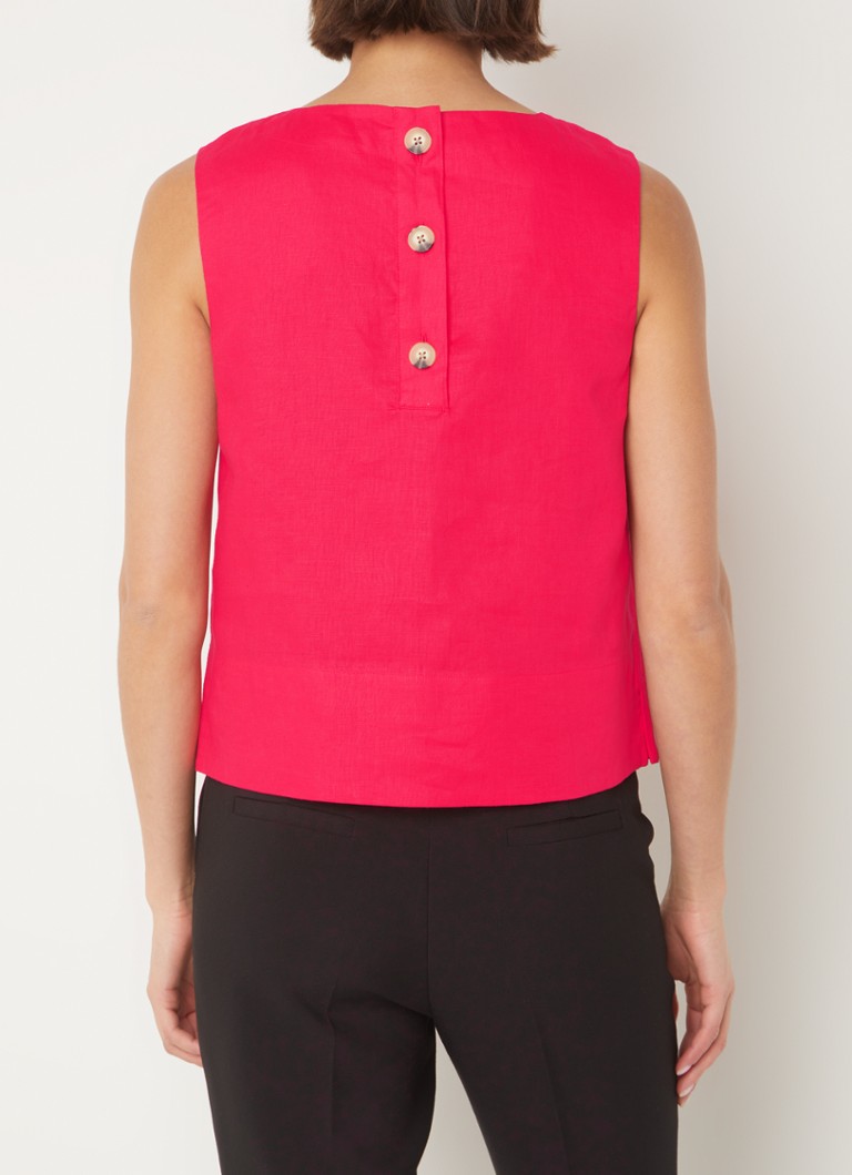 Ärmelloses Leinentop von Hobbs Malindi