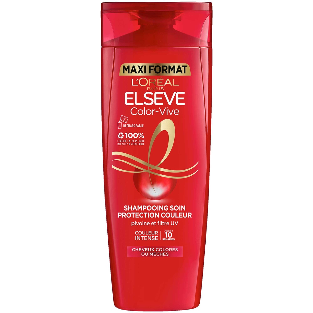 L'Oréal Paris Elseve Color-Vive Shampooing 500ml Shampoing cheveux secs