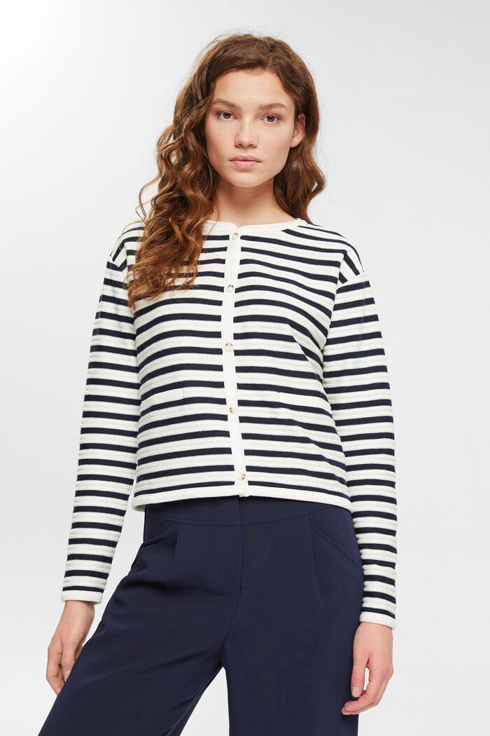 Gestreifter Cardigan
