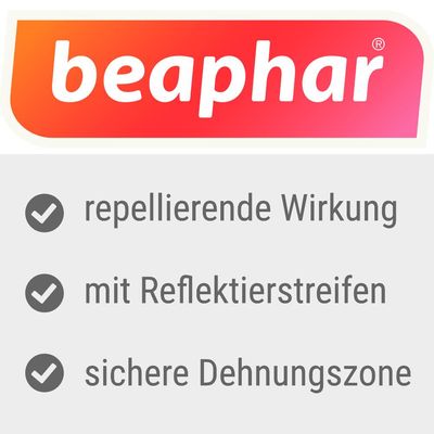 beaphar Reflektierendes Zecken- & Flohschutz-Halsband für Katzen