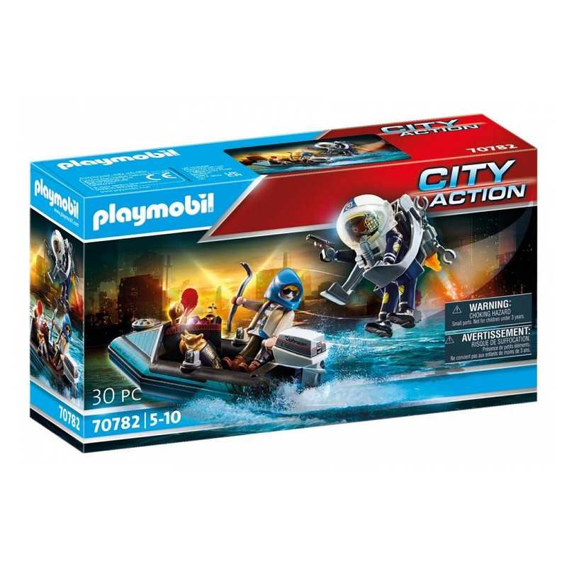 70782 Policier réacteur dorsal Playmobil City Action