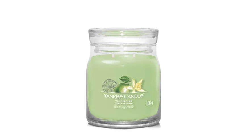 Yankee Candle Duftkerze Signature Medium Jar Vanilla Lime Vanilla Lime