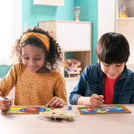CreArt Dino Ranch - Malen nach Zahlen für Kinder ab 5 Jahren