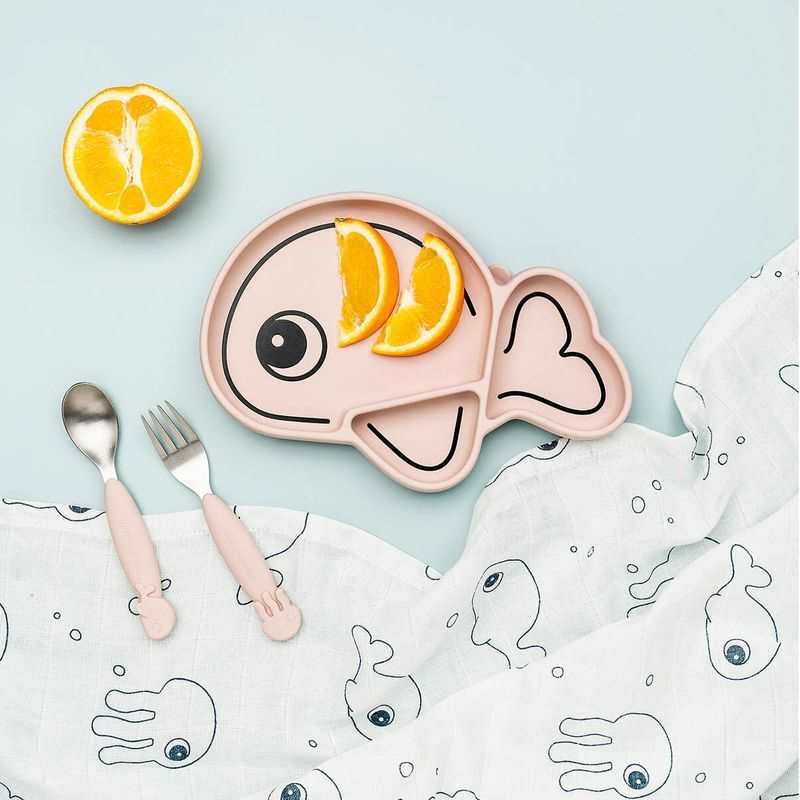 Set de couverts Sea Friends rose Done By Deer