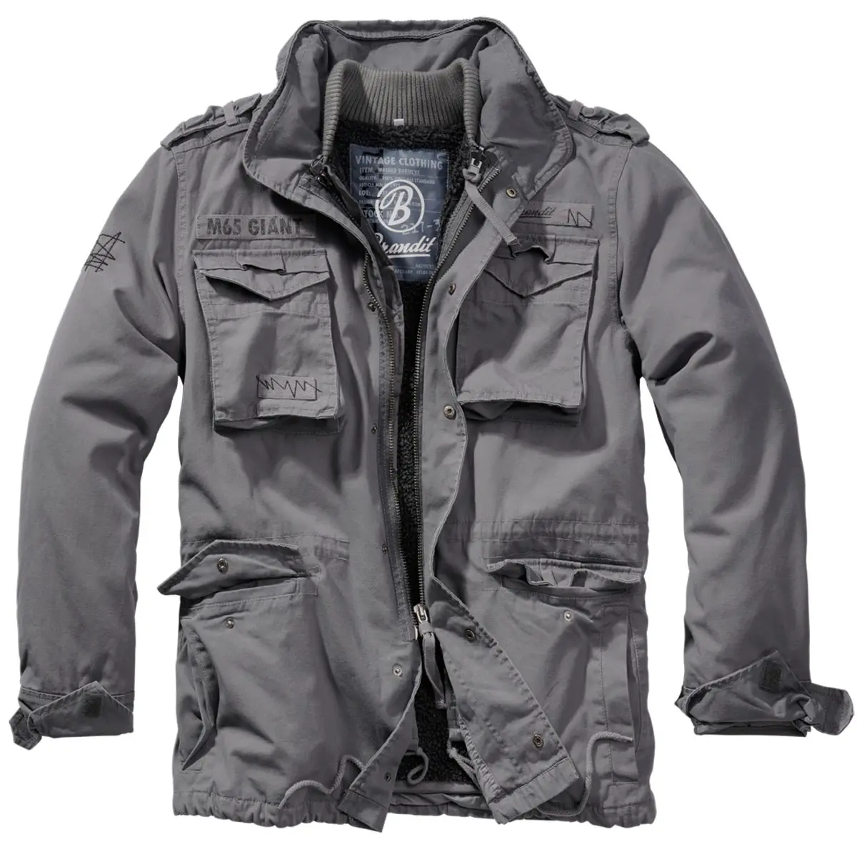 BRANDIT M65 Giant Jacke anthrazit