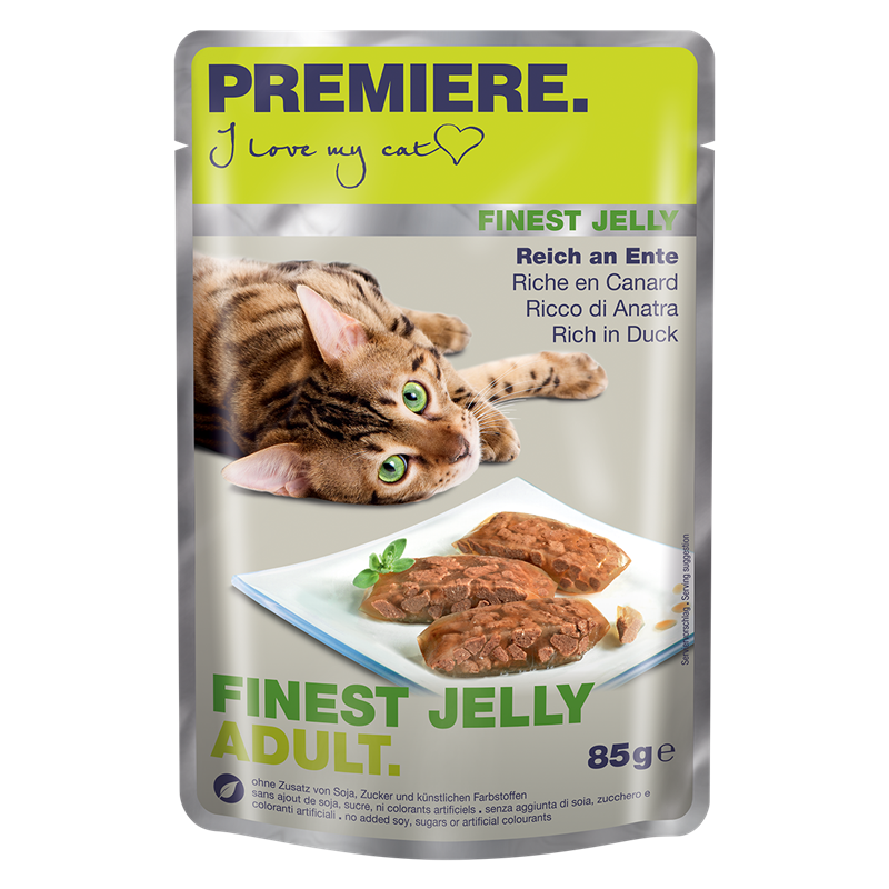 PREMIERE Nassfutter PREMIERE Finest Jelly Adult Ente 88x85 g