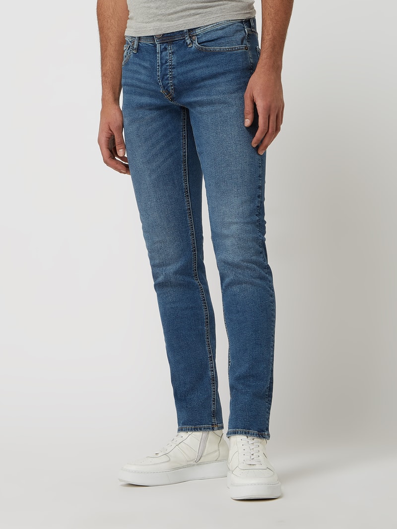 Slim Fit Jeans mit Stretch-Anteil Modell 'Glenn' in jeans