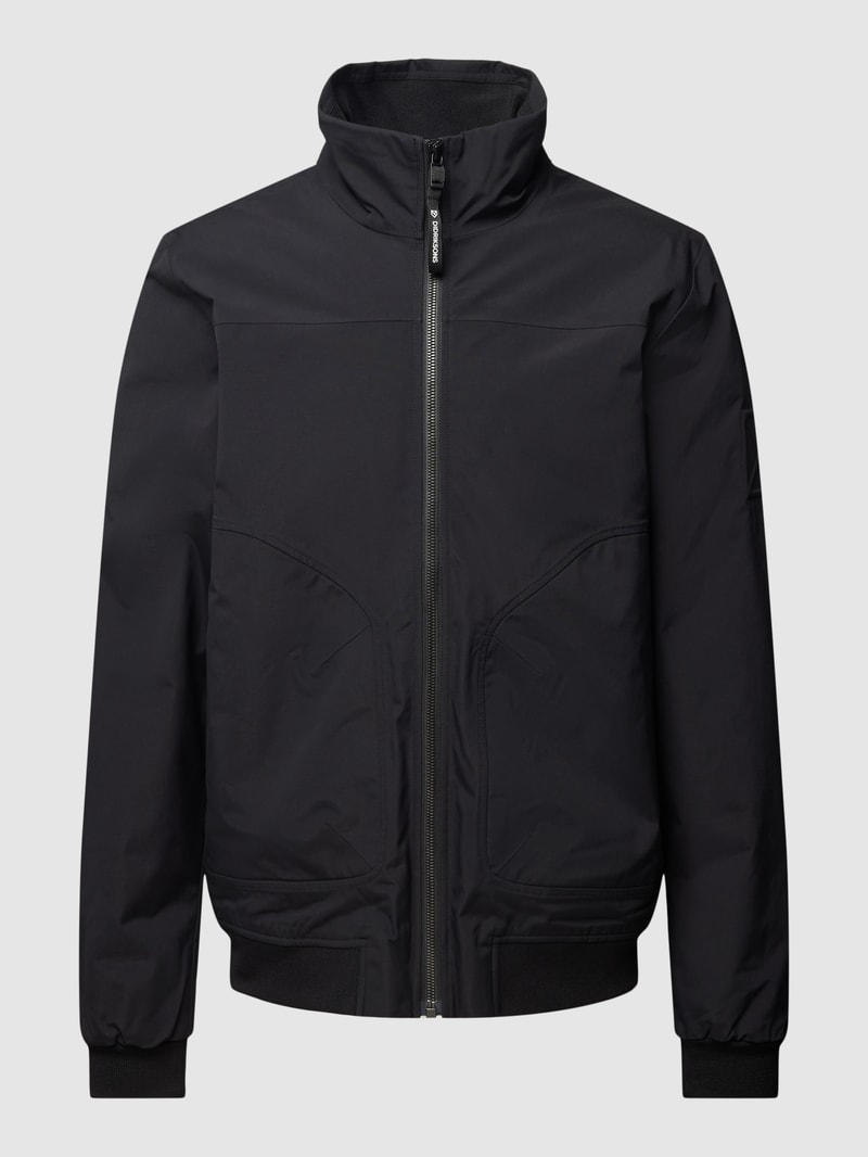 Jacke mit elastischen Abschlüssen Modell 'ALIVN' in schwarz