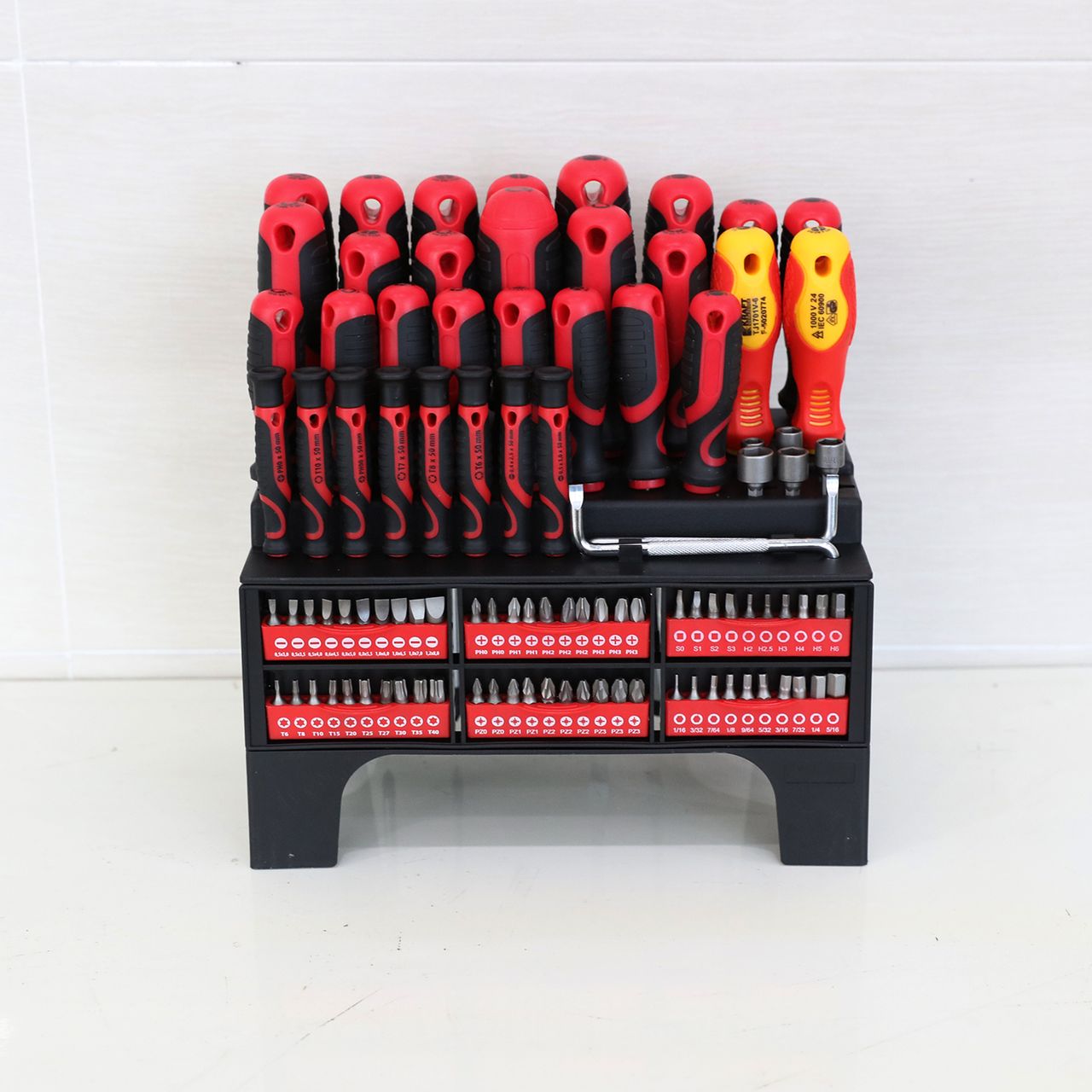 Tech Craft Schraubendreher-Set XXL, 100-teilig