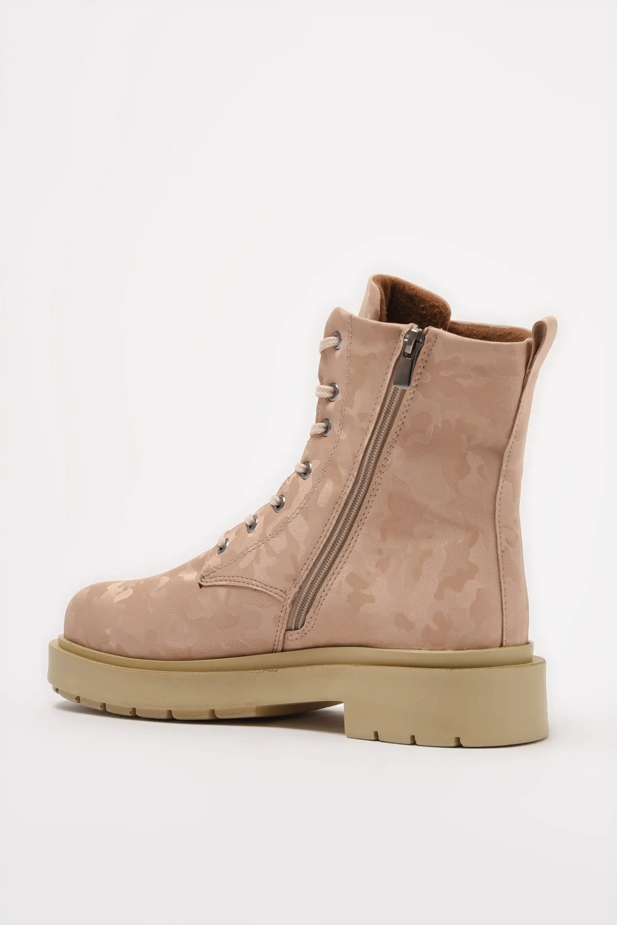 Yaya by Hotiç  Stiefelette - Rosa - Flacher Absatz