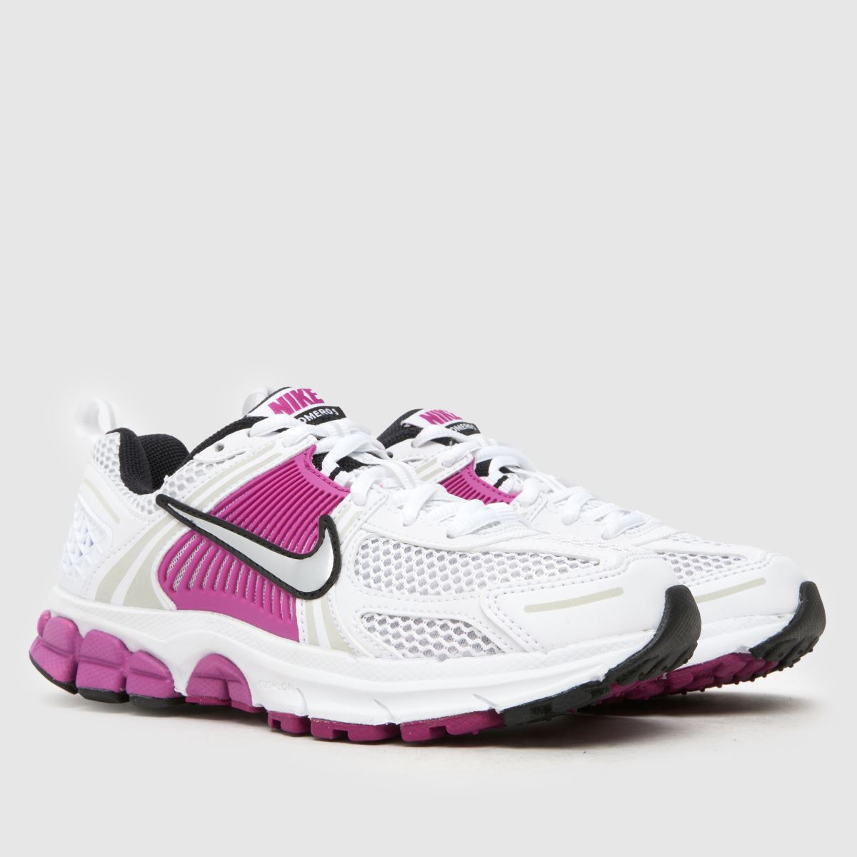 Nike vita & lila Vomero 5 flickor ungdomsskor