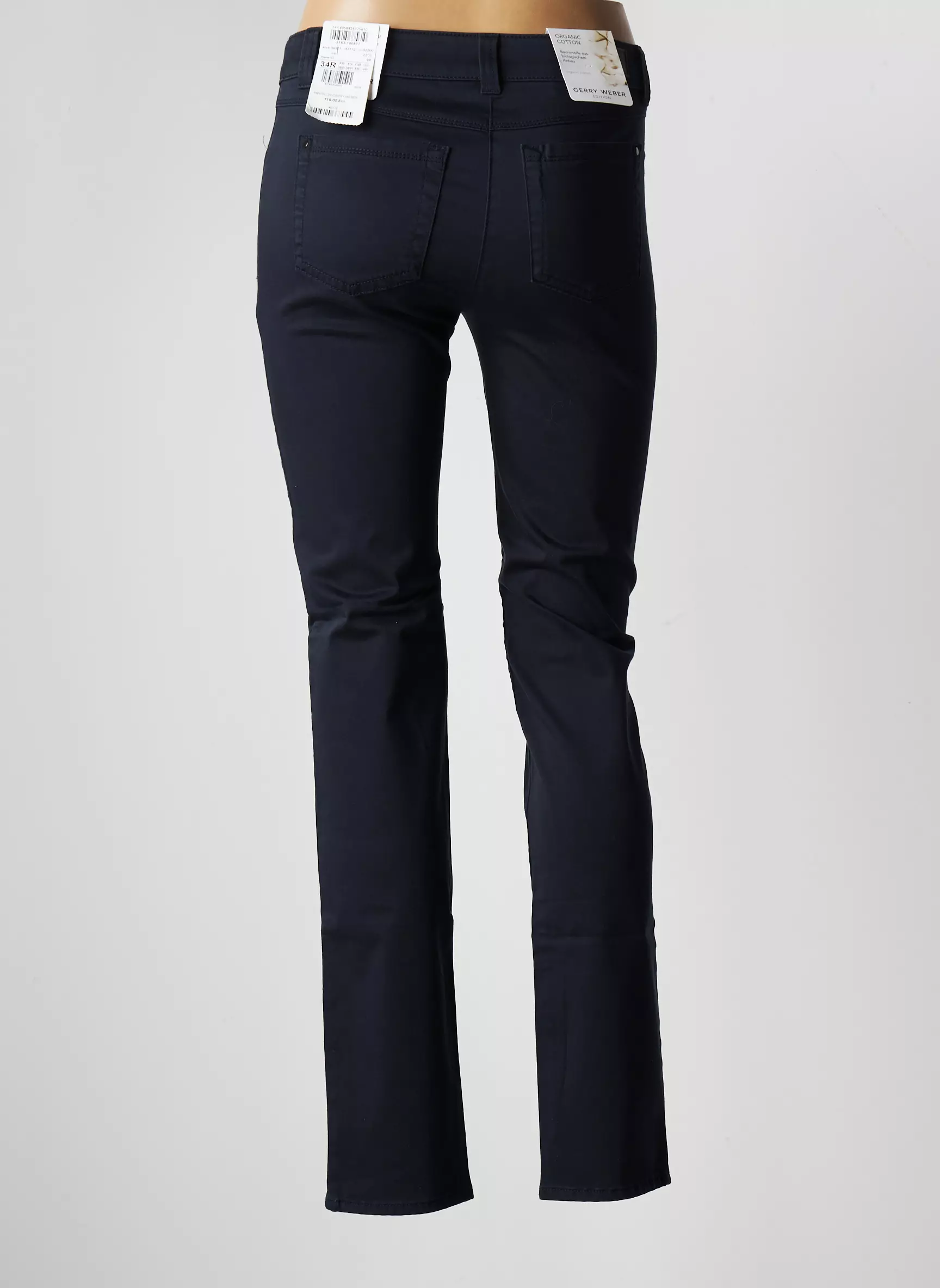 Gerry Weber Pantalons Slim Femme couleur bleu