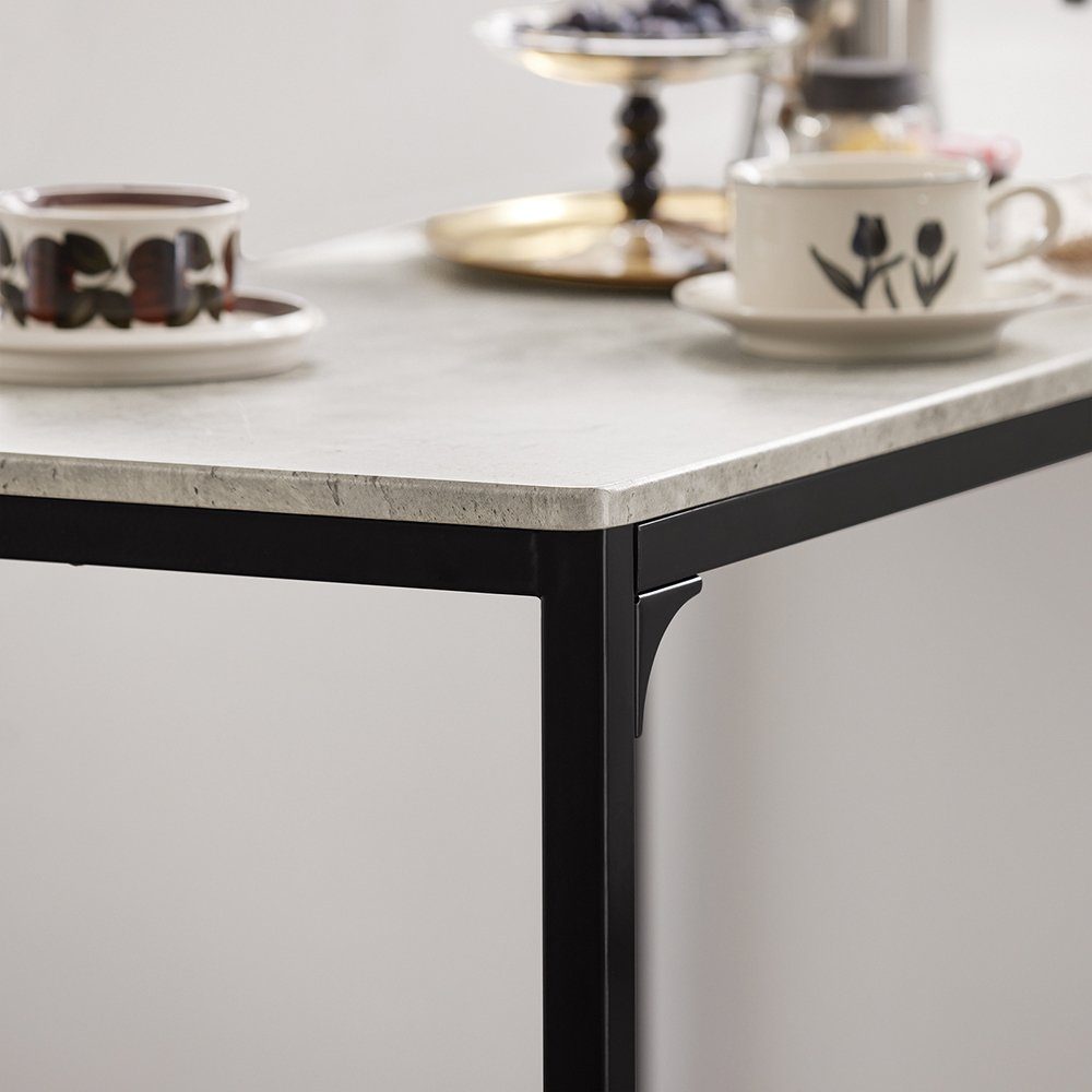 SoBuy Bartisch OGT03, Bartisch Set 3-teilig Esstisch Bistrotisch Balkonmöbel Bistromöbel
