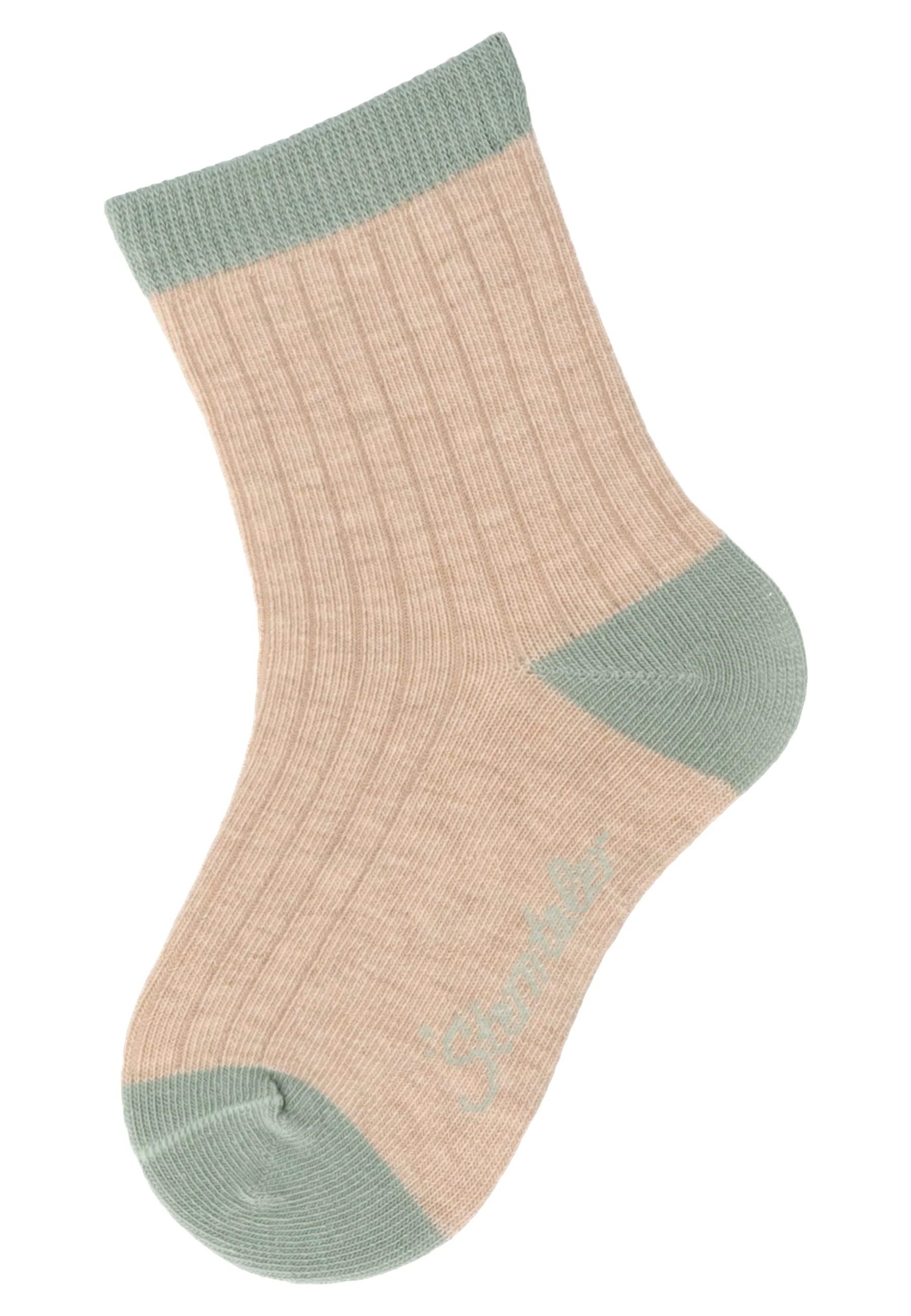 Socken im 6er Pack mit Rippenoptik in graublau
