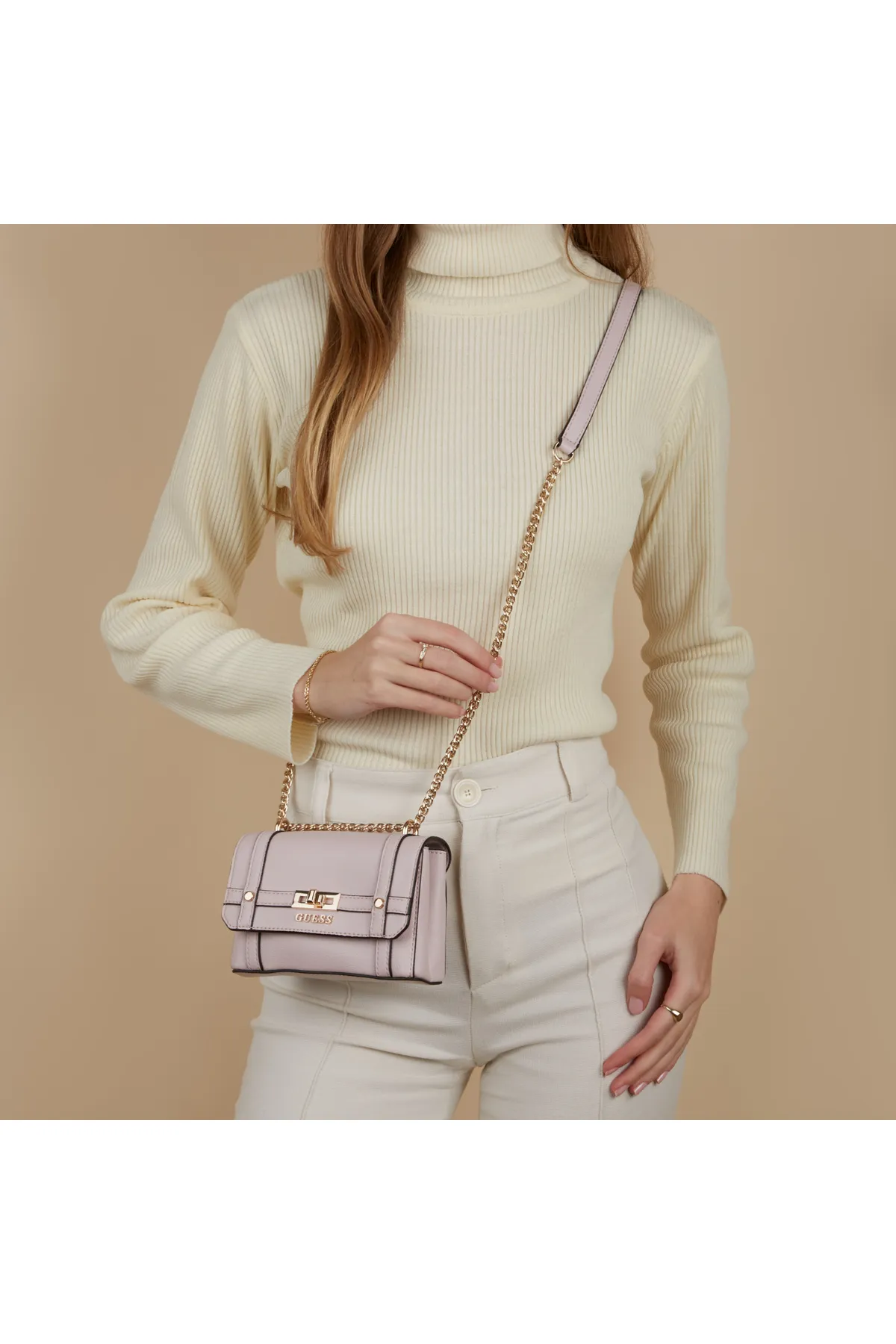 Guess  Emilee Damen Umhängetasche Rosa Hwbg88-62780-ltr