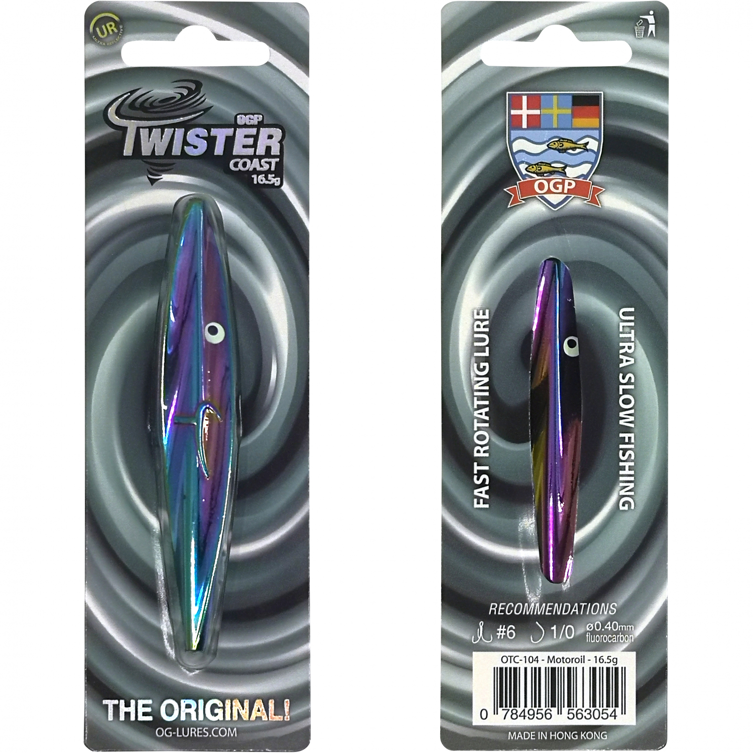 OGP Inline-Köder Twister Coast (Motoroil)